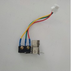 Микропереключатель для китайских газовых колонок  три контакта с планкой и креплением